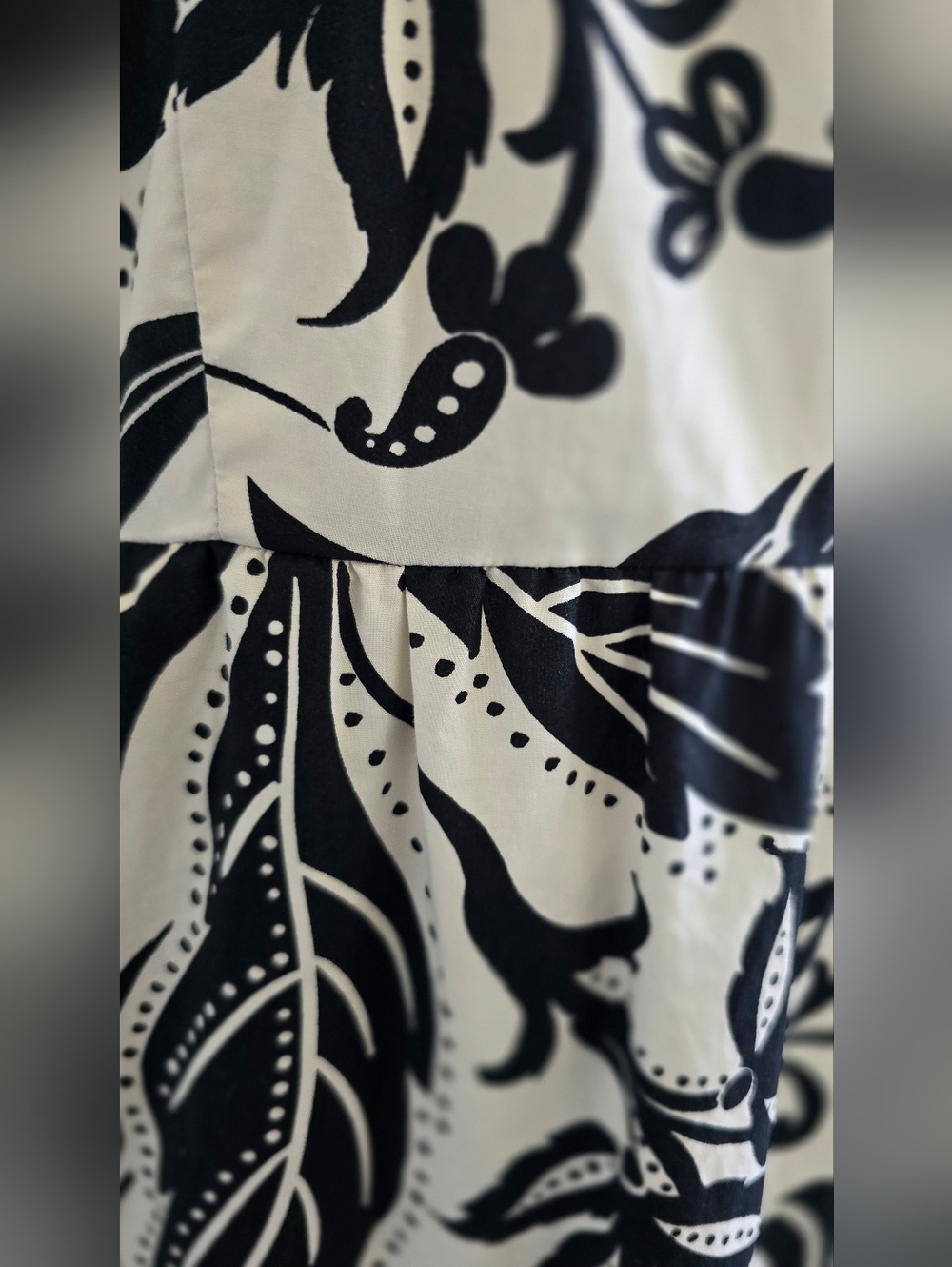 Who What Wear Black Floral Tie-Strap Midi Dress Size Medium - Picture 6 of 9